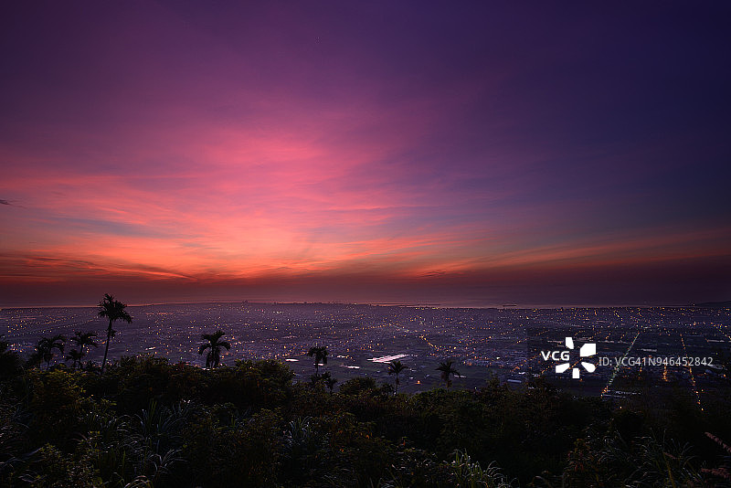 城市黎明图片素材