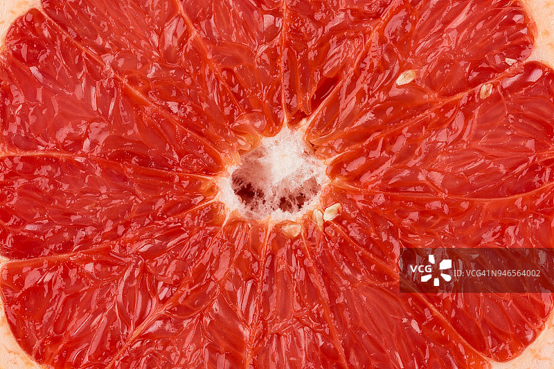 切片的红葡萄柚图片素材