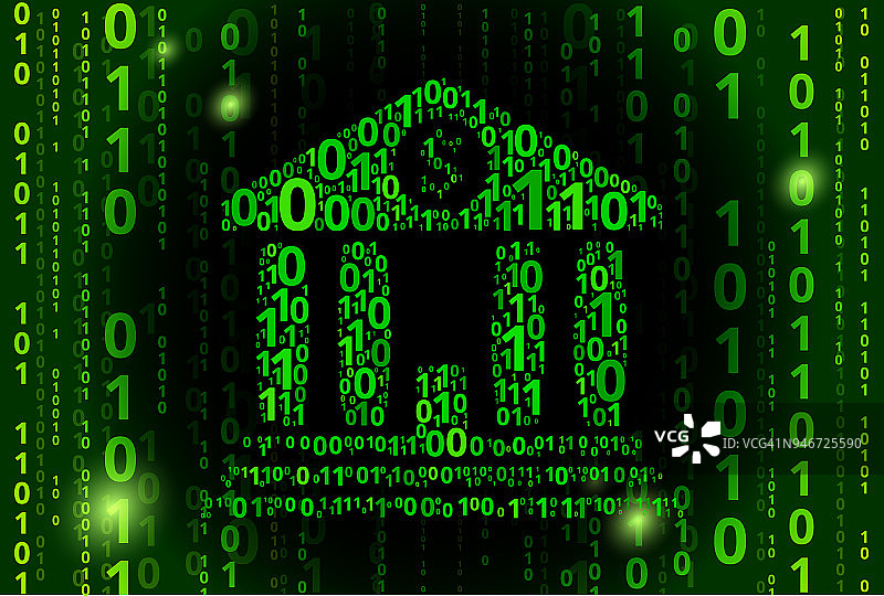 银行二进制代码矢量图案背景图片素材