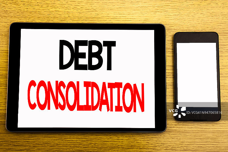 债务合并提示图片素材