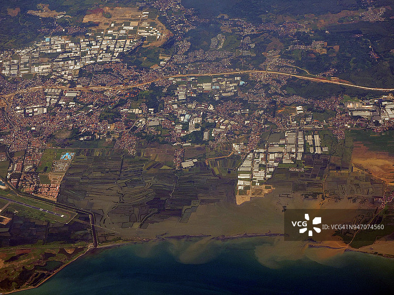 爪哇海岸线图片素材