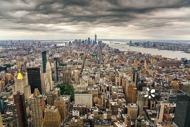 纽约日落图片素材