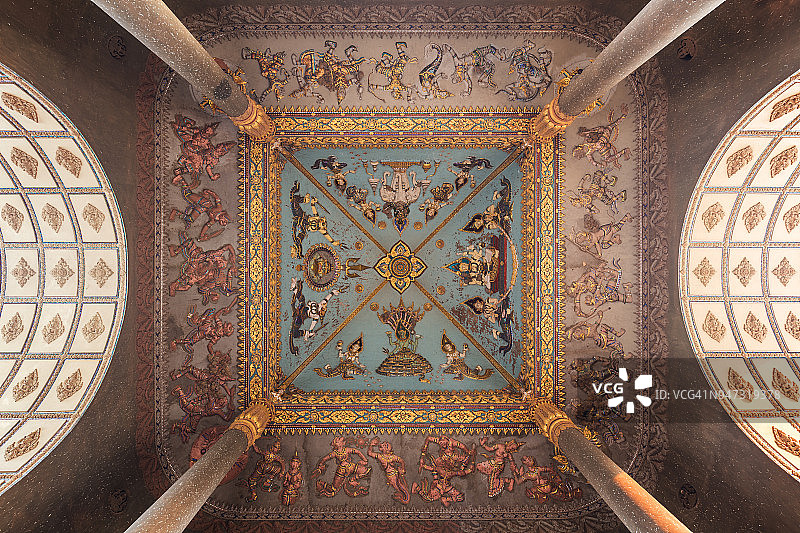 万象凯旋门的内部装饰图片素材