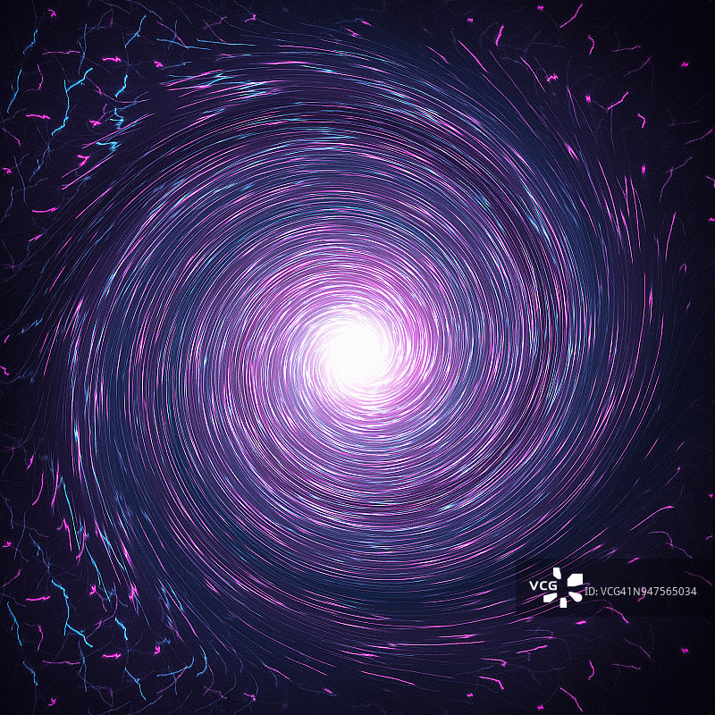 抽象螺旋光涡图片素材