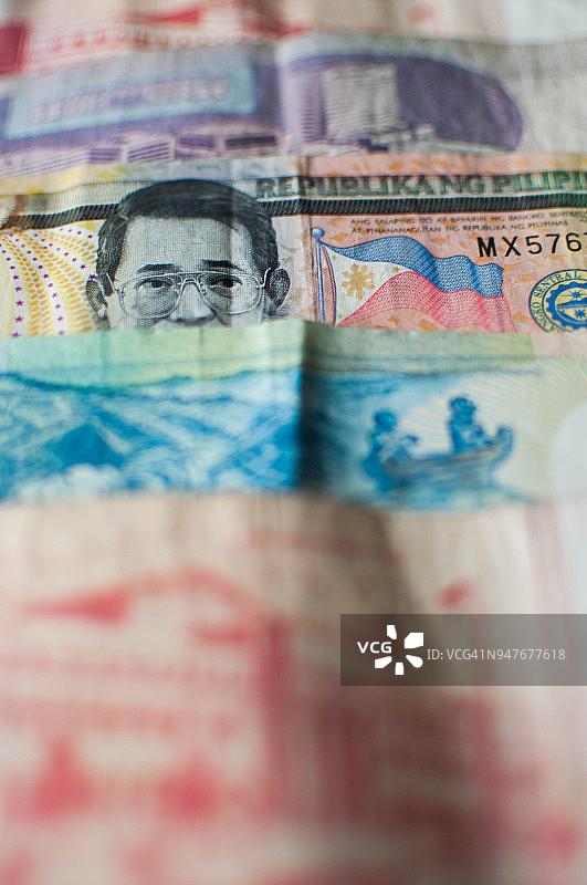 各种菲律宾比索纸币图片素材