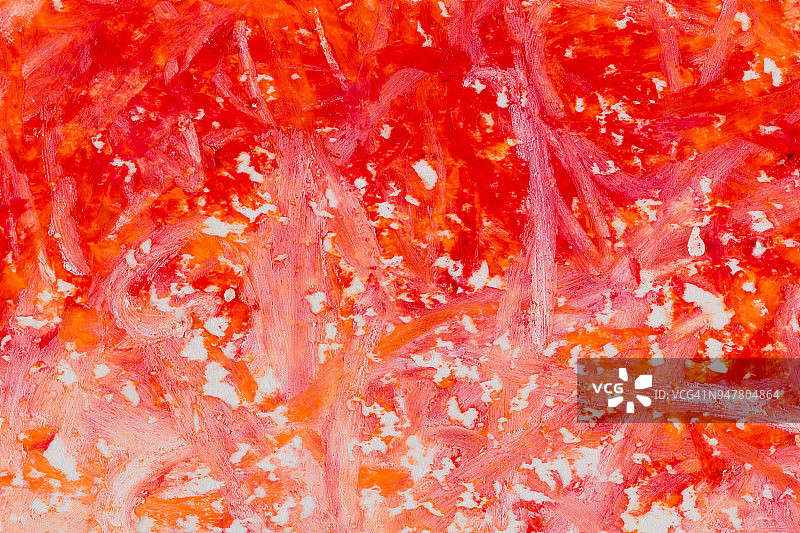 红黄白橙色抽象纹理油漆背景图片素材