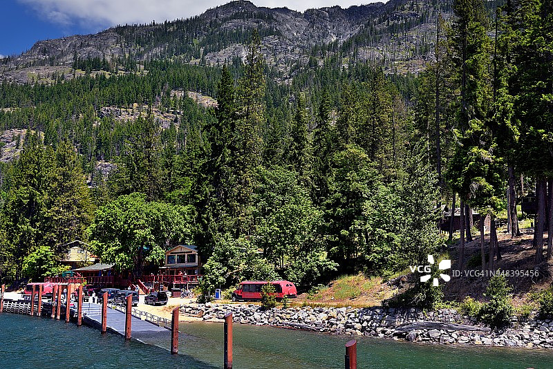 驶入斯蒂赫金码头图片素材