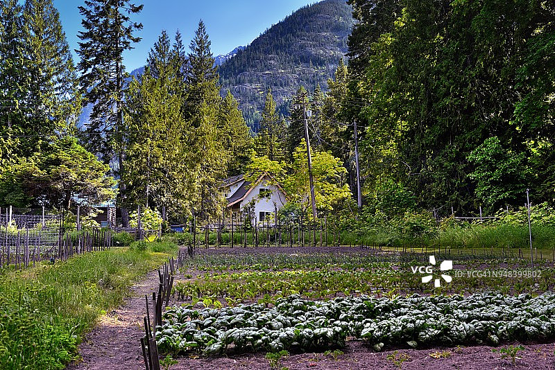 斯特赫金山区和奇兰湖国家游乐区内的小农场图片素材