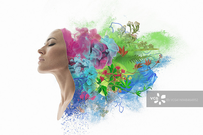 人类内心的情绪图片素材