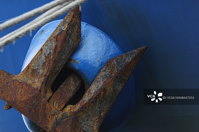 运输船的锚图片素材