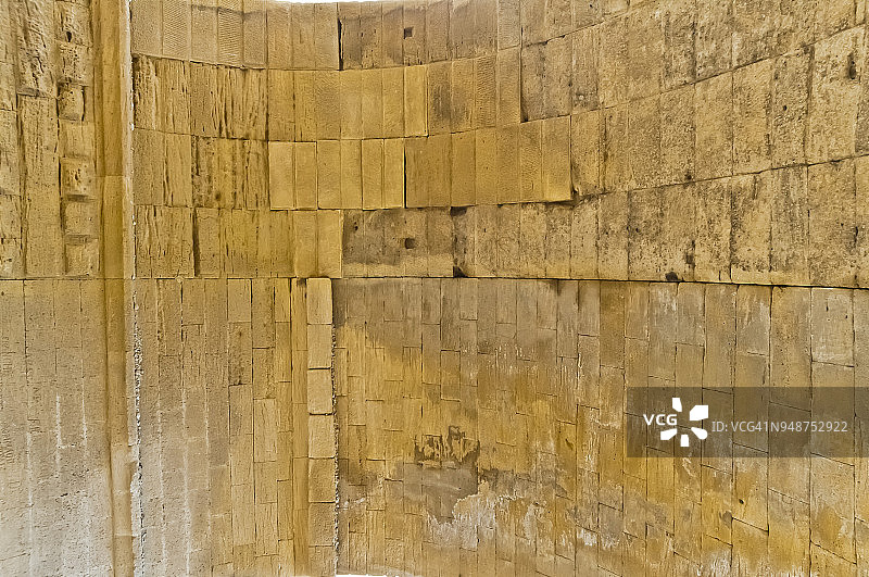 加尔桥拱门底部图片素材