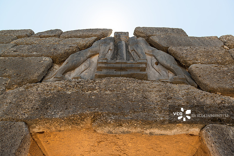 迈锡尼的狮子门图片素材