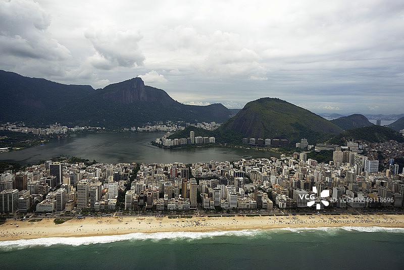 里约热内卢鸟瞰图图片素材