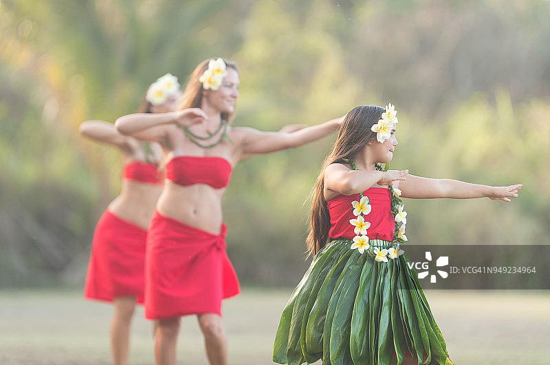 草裙舞彩排！图片素材