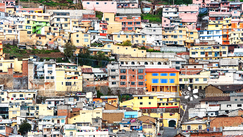 厄瓜多尔山坡社区图片素材