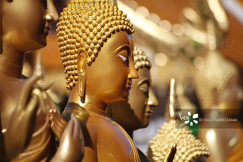 帕拉托寺佛像细节图片素材