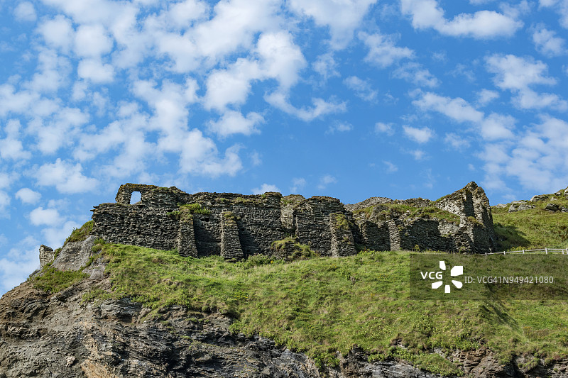 英国康沃尔廷塔哲城堡图片素材