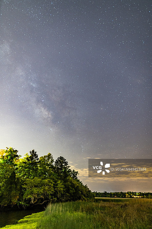 阿什利河的银河图片素材