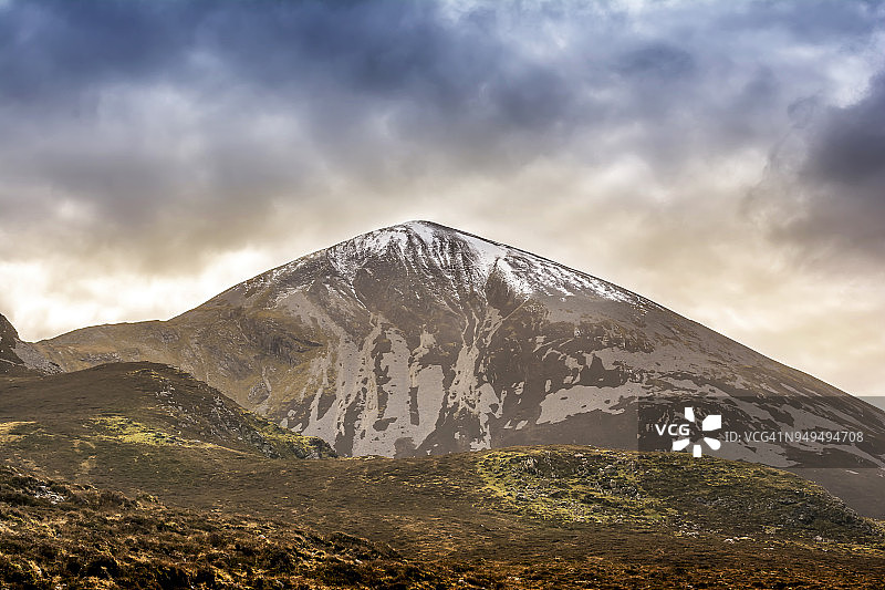 爱尔兰共和国的克罗帕特里克山图片素材
