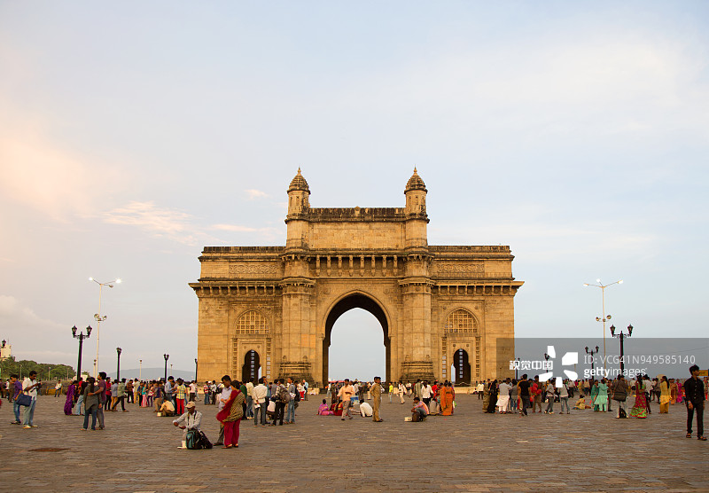 孟买和印度著名入口景观图片素材