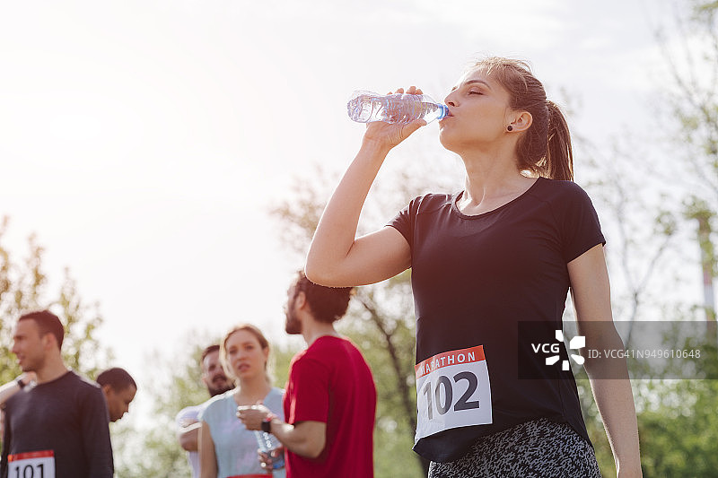 马拉松运动员图片素材