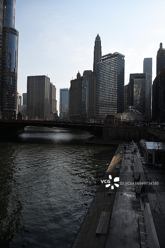 美国伊利诺伊州芝加哥州街大桥图片素材