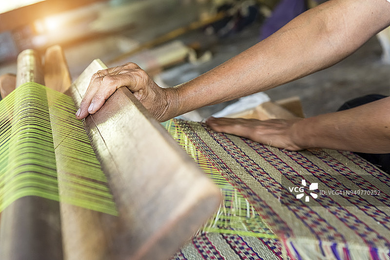 编织芦苇垫图片素材