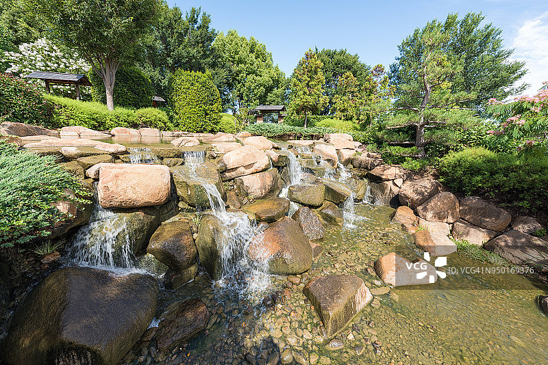 澳大利亚达博市昭和园日式花园图片素材
