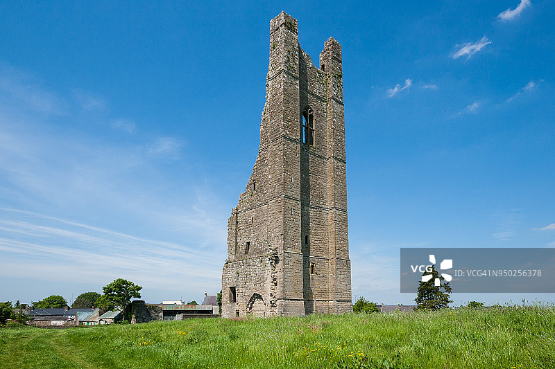 爱尔兰米斯郡的特里姆城堡图片素材