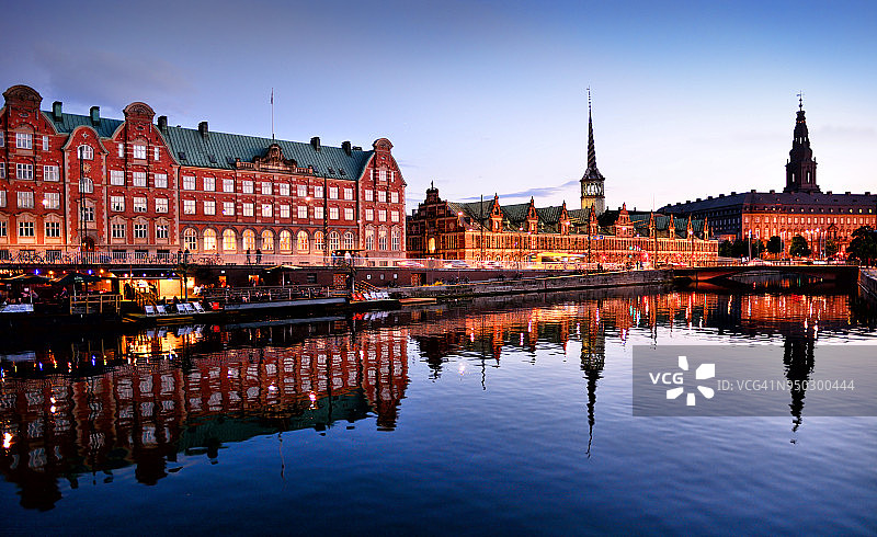 丹麦哥本哈根城市景观图片素材