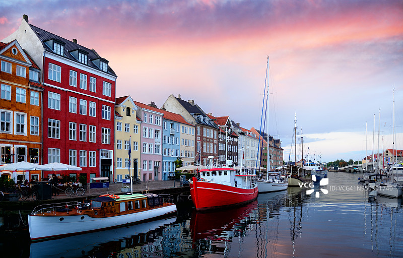 哥本哈根新港图片素材