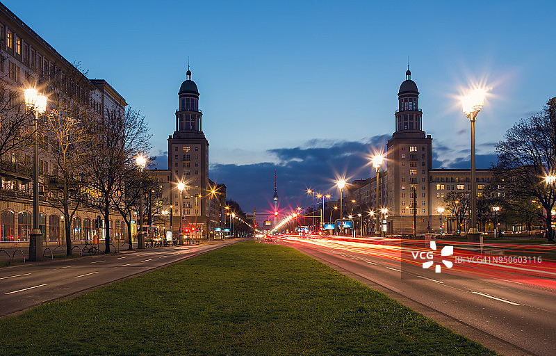 德国柏林弗兰克福特门图片素材