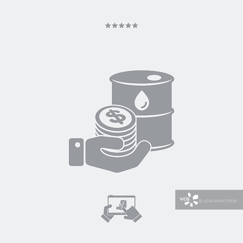 美元石油价格图片素材