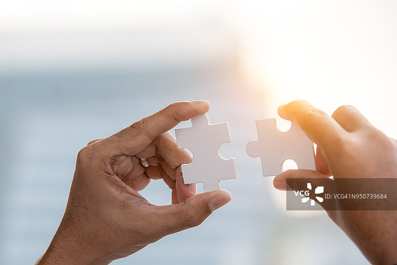 商务解决方案、成功与战略概念图片素材