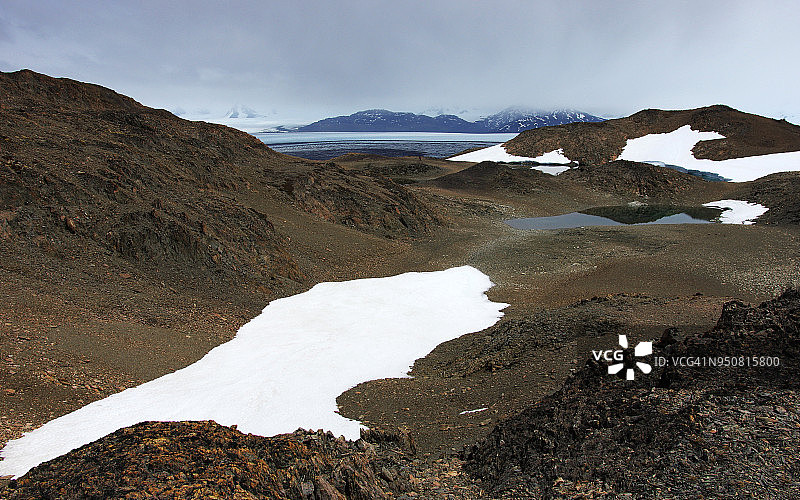 从风之通道眺望别德马冰川图片素材