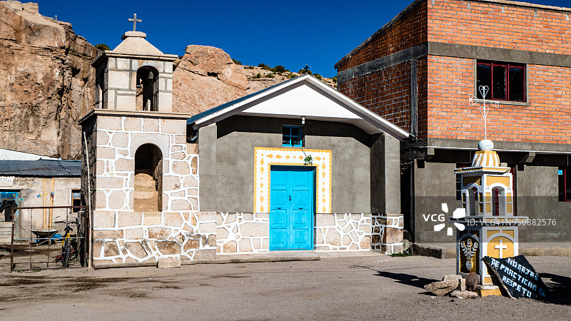玻利维亚小教堂图片素材