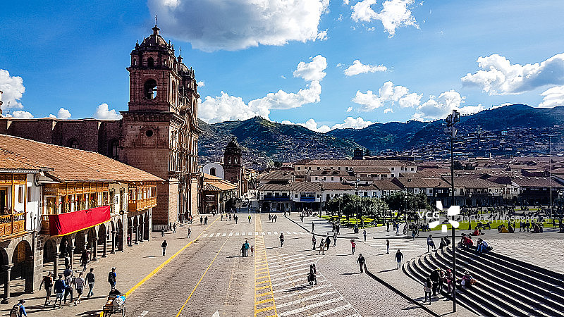 秘鲁库斯科主广场图片素材