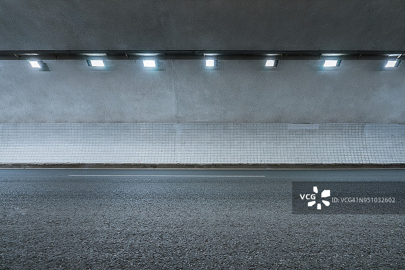 现代公路隧道地下通道图片素材