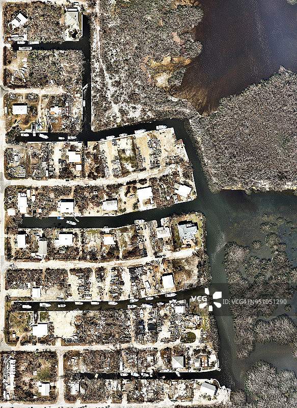 美国佛罗里达州沿海住宅区图片素材