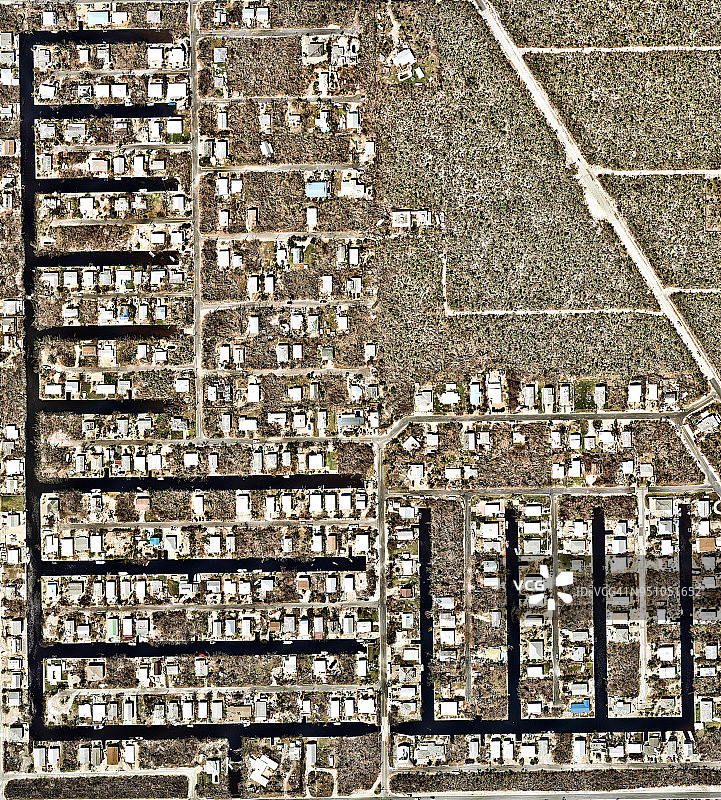 美国佛罗里达州沿海住宅区图片素材