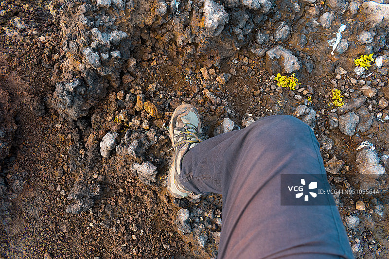 专业的登山鞋图片素材