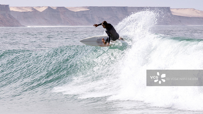 在西撒哈拉冲浪图片素材