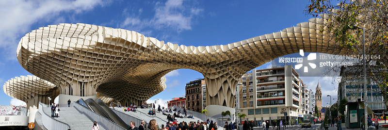 都市阳伞（建筑师于尔根·迈耶作品）图片素材