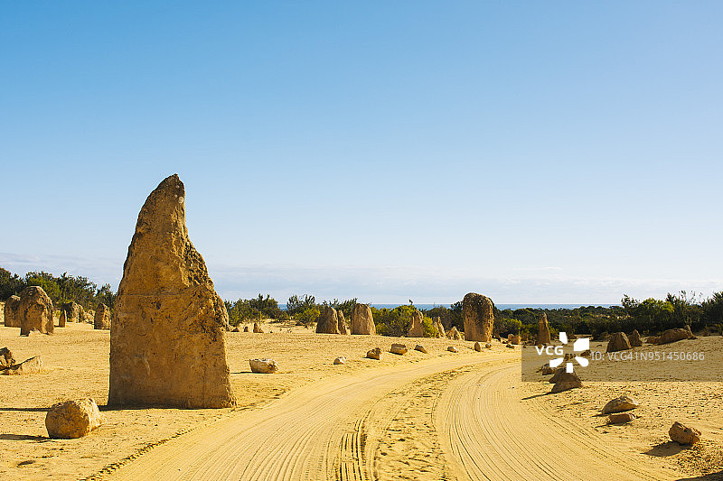 西澳大利亚尖峰石阵沙漠公路之旅图片素材