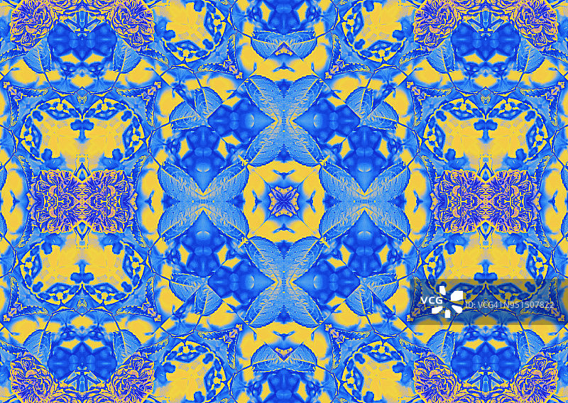 万花筒马赛克无缝图案背景图片素材