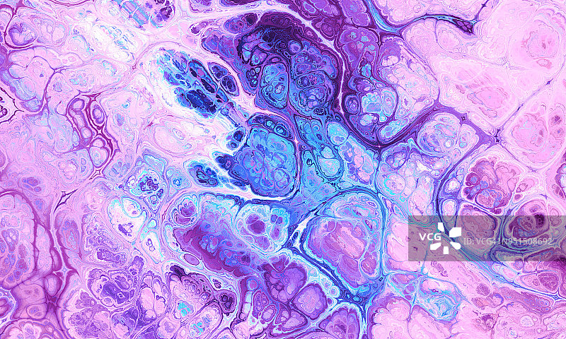 具有抽象绘制波浪的创意Ebru背景图片素材