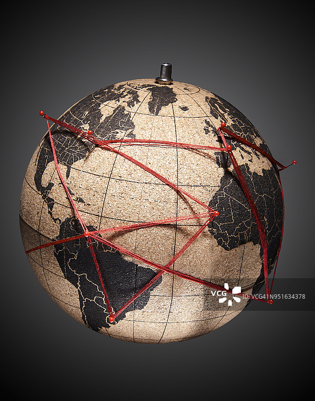 互联互通的地球图片素材