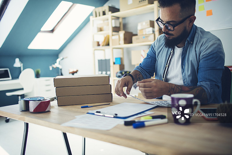 在线航运订单图片素材
