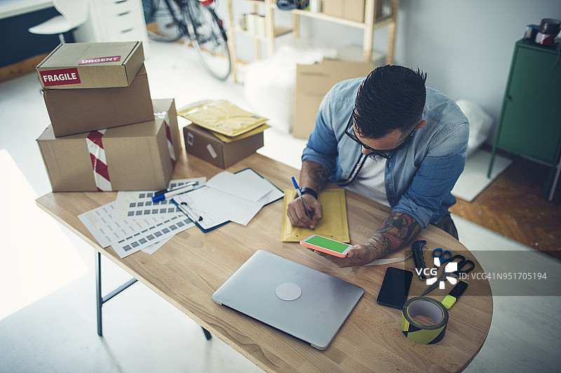 在线航运订单图片素材