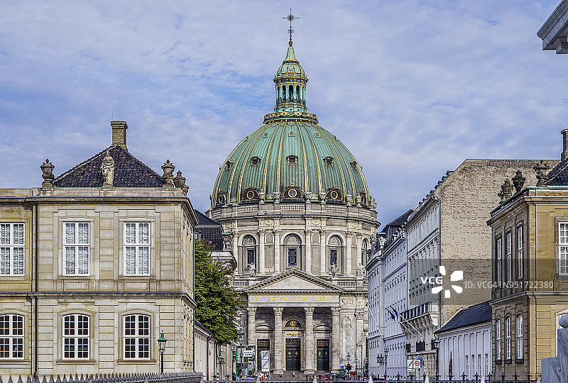 哥本哈根腓特烈教堂图片素材